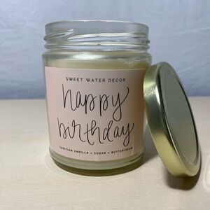 Happy birthday candle
